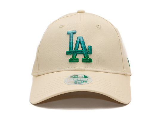 Womens Cap New Era - MLB Womens Metallic Logo 9FORTY - LA Dodgers - Cream