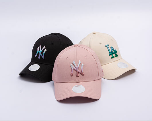 Womens Cap New Era - MLB Womens Metallic Logo 9FORTY - NY Yankees - Pink / Fushia