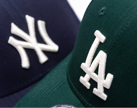 Cap New Era - MLB Visor Script 9FORTY - LA Dodgers - Dark Green