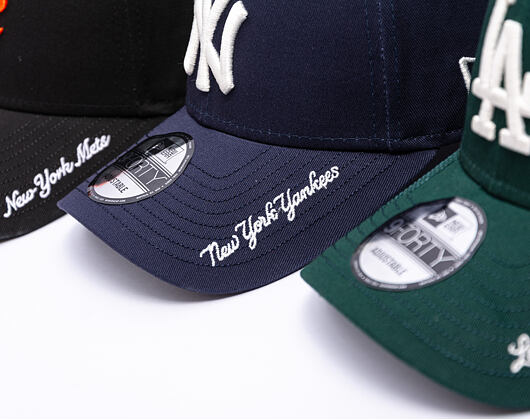 Cap New Era - MLB Visor Script 9FORTY - NY Yankees - Navy