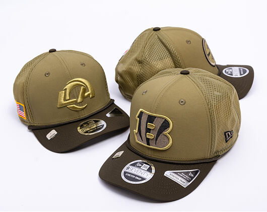 Cap New Era - NFL25 "Salute to Service" - 9SEVENTY Stretch-Snap - Cincinnati Bengals 