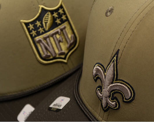 Cap New Era - NFL25 "Salute to Service" - 9SEVENTY Stretch-Snap - New Orleans Saints 