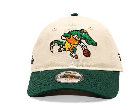 Kids Cap New Era - Branded Kids Mascot 9TWENTY - Cream / Dark Green