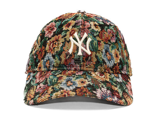 Womens Cap New Era - MLB Womens Floral 9TWENTY - NY Yankees - Black / Cream