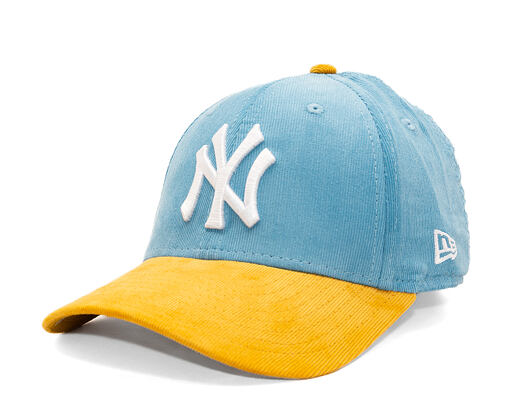 Kids Cap New Era - MLB Kids Cord 9FORTY - NY Yankees - Blue Foam / Yellow