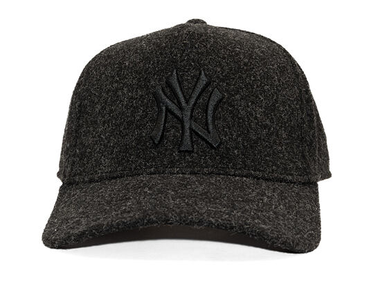 Cap New Era - MLB Melton Wool 9FORTY A-Frame - NY Yankees - Black