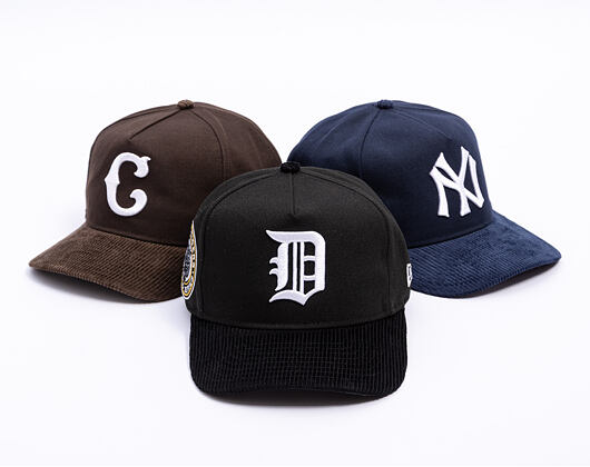 Cap New Era - MLB Cooperstown Cord 19TWENTY - Detroit Tigers - Black