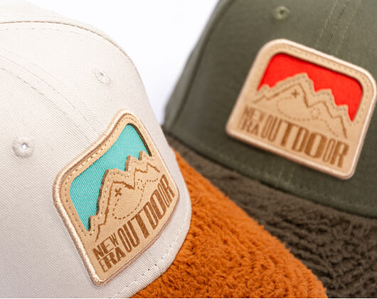 Kids Cap New Era - Branded Kids Outdoor 9FORTY - Stone / Auburn