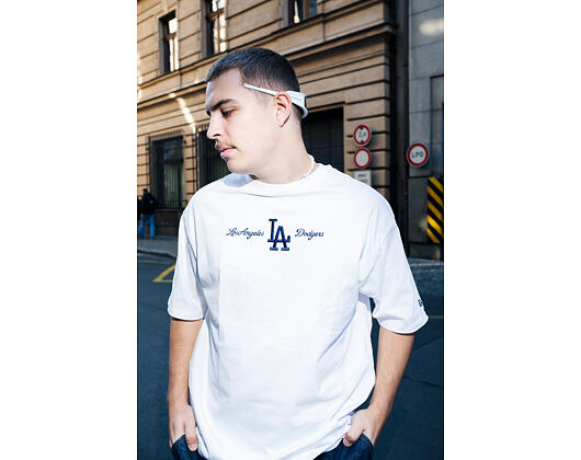 Tee New Era - MLB Graphic Oversized Tee - LA Dodgers - White