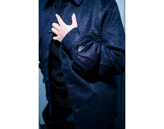 Jacket New Era - Branded Shacket - Navy