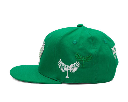 Kšiltovka Reflection Luxury Shine Loud Snapback - Joker Green / White