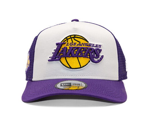 Kšiltovka New Era - NBA Side Patch 9FORTY - A-Frame Trucker - LA Lakers - Purple