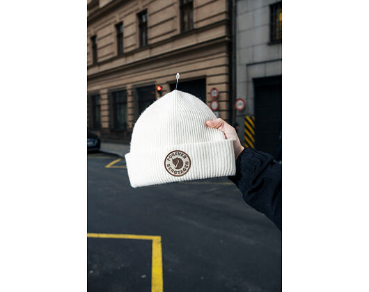 Kulich Fjällräven - Bergtagen Forever Wool Beanie - Chalk White