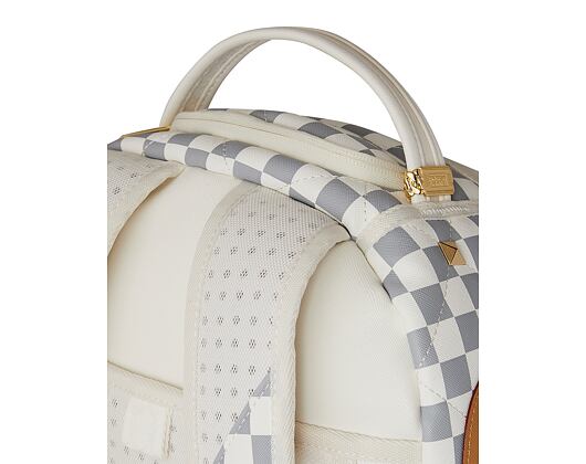 Sprayground Cream Henny Quilt Puff Backpack