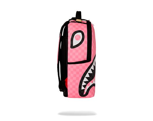 Sprayground Pink And Black Tear Sip Backpack