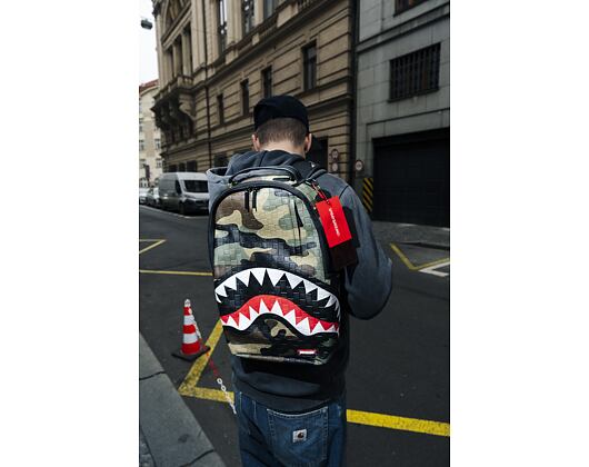 Sprayground Woodland Camo Check Backpack