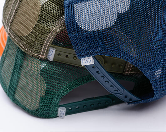 Kšiltovka Stetson - Trucker Cap Boxing Barn - Red / Offwhite