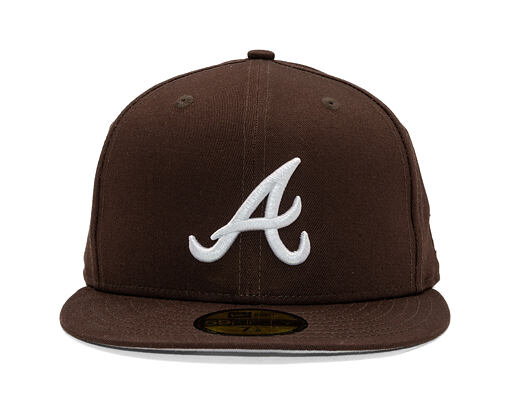 New Era - MLB Seasonal 59FIFTY - Atlanta Braves - Burnt Wood - Brown