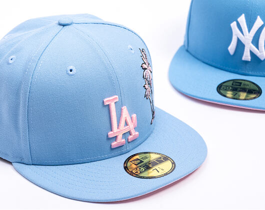 New Era - MLB Palm & Taco 59FIFTY - LA Dodgers - Sky Blue / Pink UV