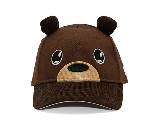 Kids Cap New Era - Branded Cord Ears 9FORTY - Chestnut Brown