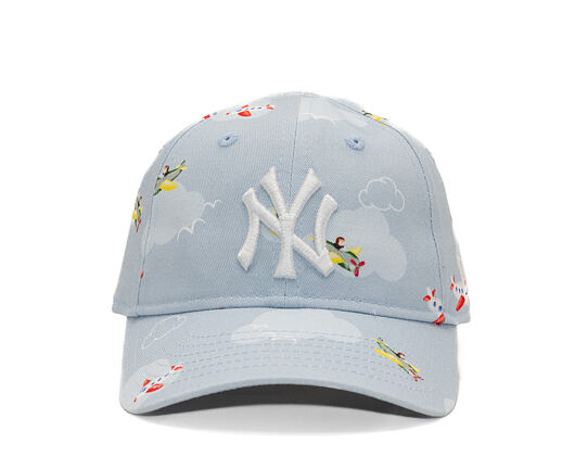 Kids Cap New Era - MLB Plane All Over 9FORTY - NY Yankees - Sky Blue