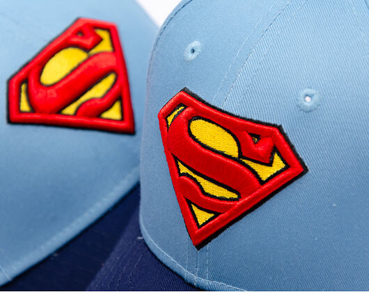 Kids Cap New Era - Warner Bros DC Universe 9FORTY - Superman - Sky Blue