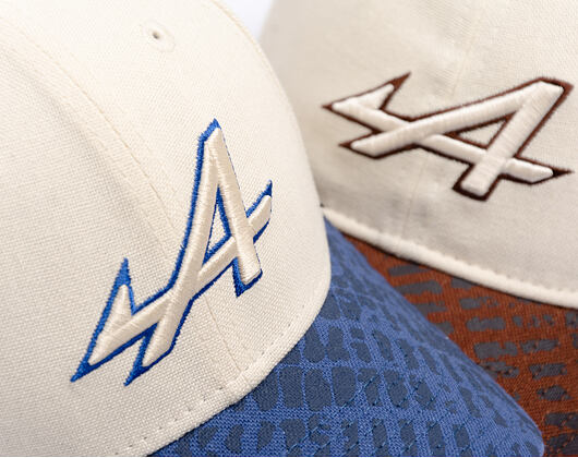 Cap New Era - F1 Heritage 9FORTY M-CROWN - Alpine Racing - Chrome White