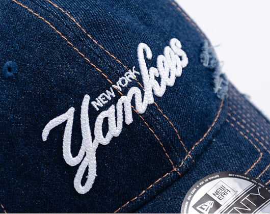 Cap New Era - MLB Denim Distress 9TWENTY - NY Yankees - Navy