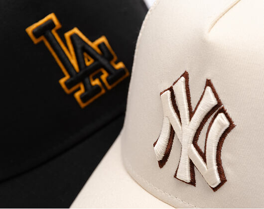 Cap New Era - MLB Outline 9FORTY Trucker - NY Yankees - Cream