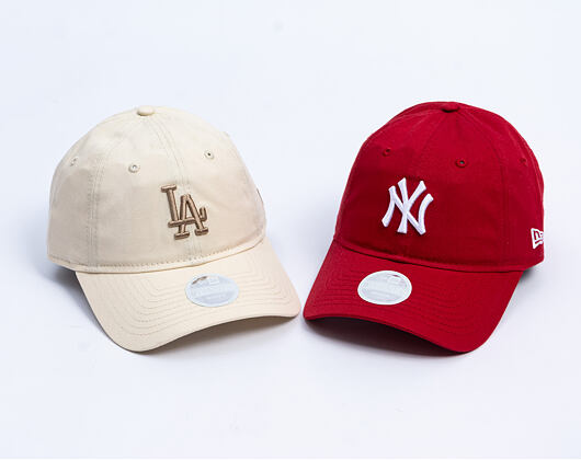 Womens Cap New Era - MLB Essential Midi Logo 9TWENTY - NY Yankees - Pinot Red