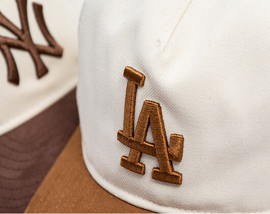Cap New Era - MLB Suede Visor 9FIFTY A-Frame - LA Dodgers - Cream