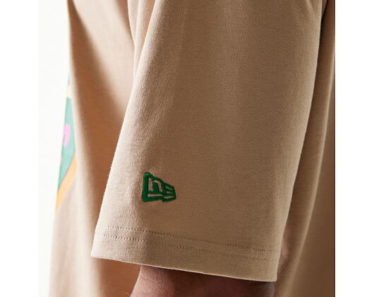 Tee New Era - Fruit Graphic Oversized Tee - Camel