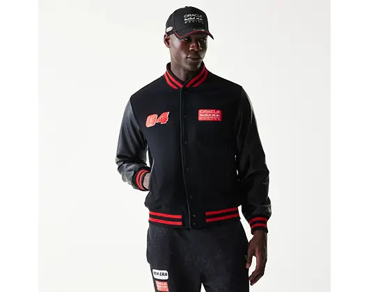 Jacket New Era - F1 Varsity Jacket - Red Bull F1 - Black