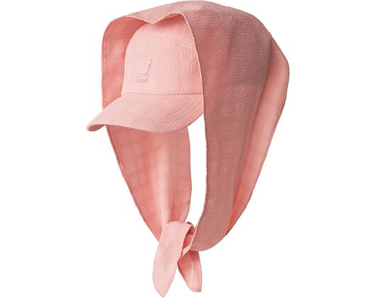 Cap Kangol - TRENDS PACK - Seersucker Drape 5-Panel - Pink