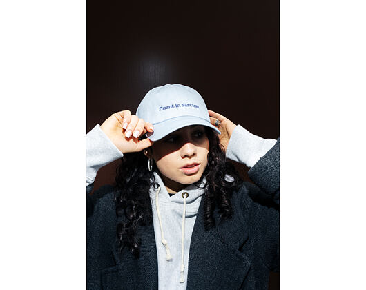 8by8 Dadcap - "fluent in sarcasm" - Baby Blue/Lavender