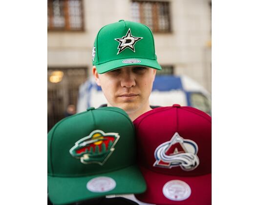 Mitchell & Ness - Dallas Stars - Double Clutch Pro Snapback - Green