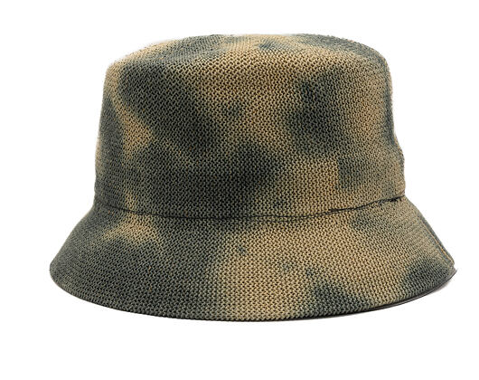 Bucket Hat Kangol - Tie Dye Knit Bucket - Black/Natural