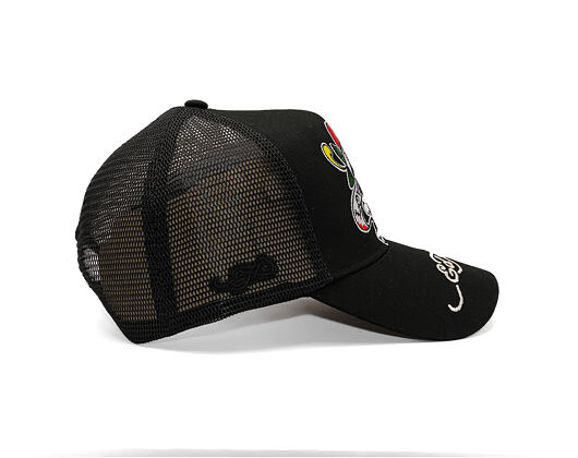 Cap Ed Hardy - Love-Slowly Twill Front Mesh Trucker - Black