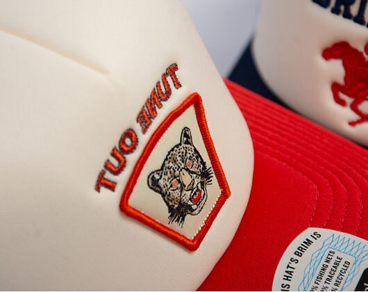 Cap Brixton - Lost In Reality MP Trucker - White/Rush
