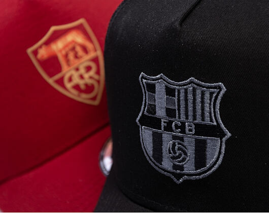 Cap New Era - Tonal Logo FORTY A-Frame - Barcelona FC - Black