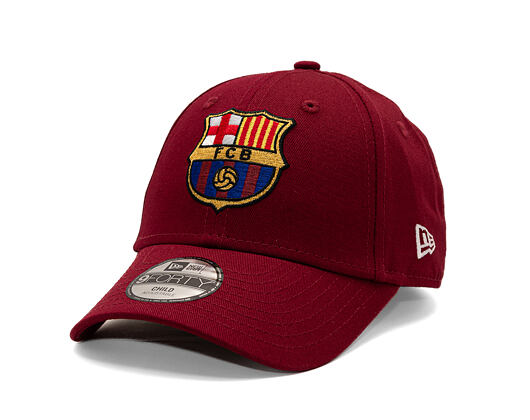 Kids Cap New Era - Core Logo 9FORTY Kids - Barcelona FC - Cardinal