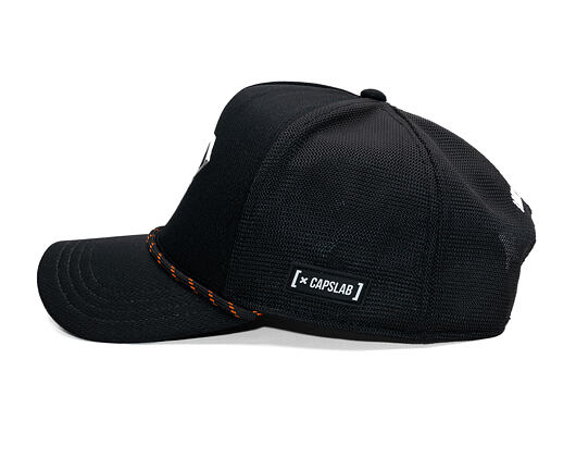 Cap Capslab - Trucker DC Comics - Metal Superman Patch - Black / Silver