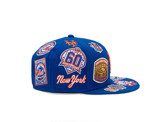 Cap New Era - MLB All Over Logo 59FIFTY - NY Mets - Team Color