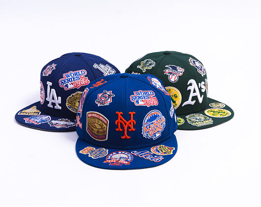 Cap New Era - MLB All Over Logo 59FIFTY - NY Mets - Team Color