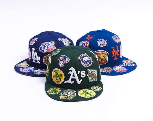 Cap New Era - MLB All Over Logo 59FIFTY - Oakland Athletics - Team Color