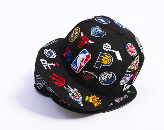 Cap New Era - NBA All Over Logo 59FIFTY - Black