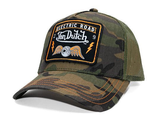 Cap Von Dutch - Trucker - Electric Road Green Camo