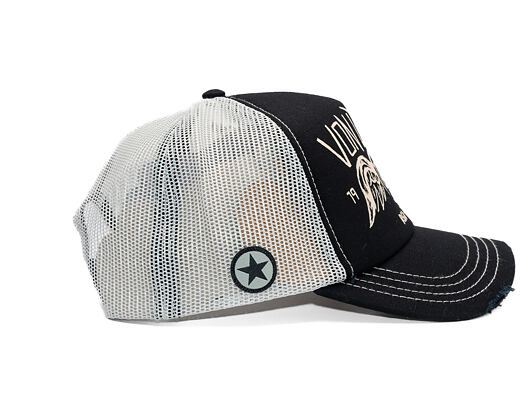 Cap Von Dutch - Trucker - Eye Out Side Patch Black/White