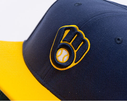 Cap Nike - Dri-Fit Pro - Milwaukee Brewers - Midnight Navy 44B/Amarillo 78H