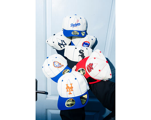 Cap New Era - MLB Retro Linen Pinstripe 59FIFTY Retro Crown - NY Mets - Team Color
